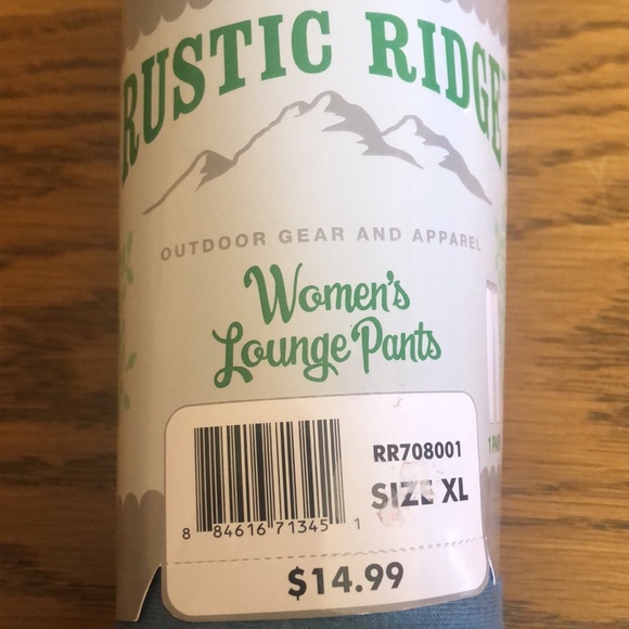 Rustic Ridge Women’s Lounge Pants. Size XL. - Picture 2 of 5